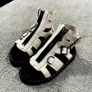 Dr. Martens Giavanna Platform Women's Size US 5 White Softy T Sandal